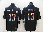 Nike Dolphins 13 Dan Marino Black Vapor Untouchable Rainbow Limited Jersey Dzhi,baseball caps,new era cap wholesale,wholesale hats